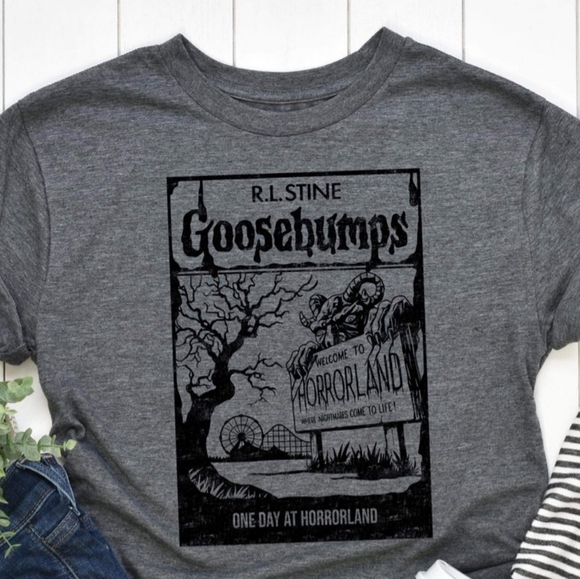 Goosebumps welcome to horrorland Halloween tee - Picture 2 of 5